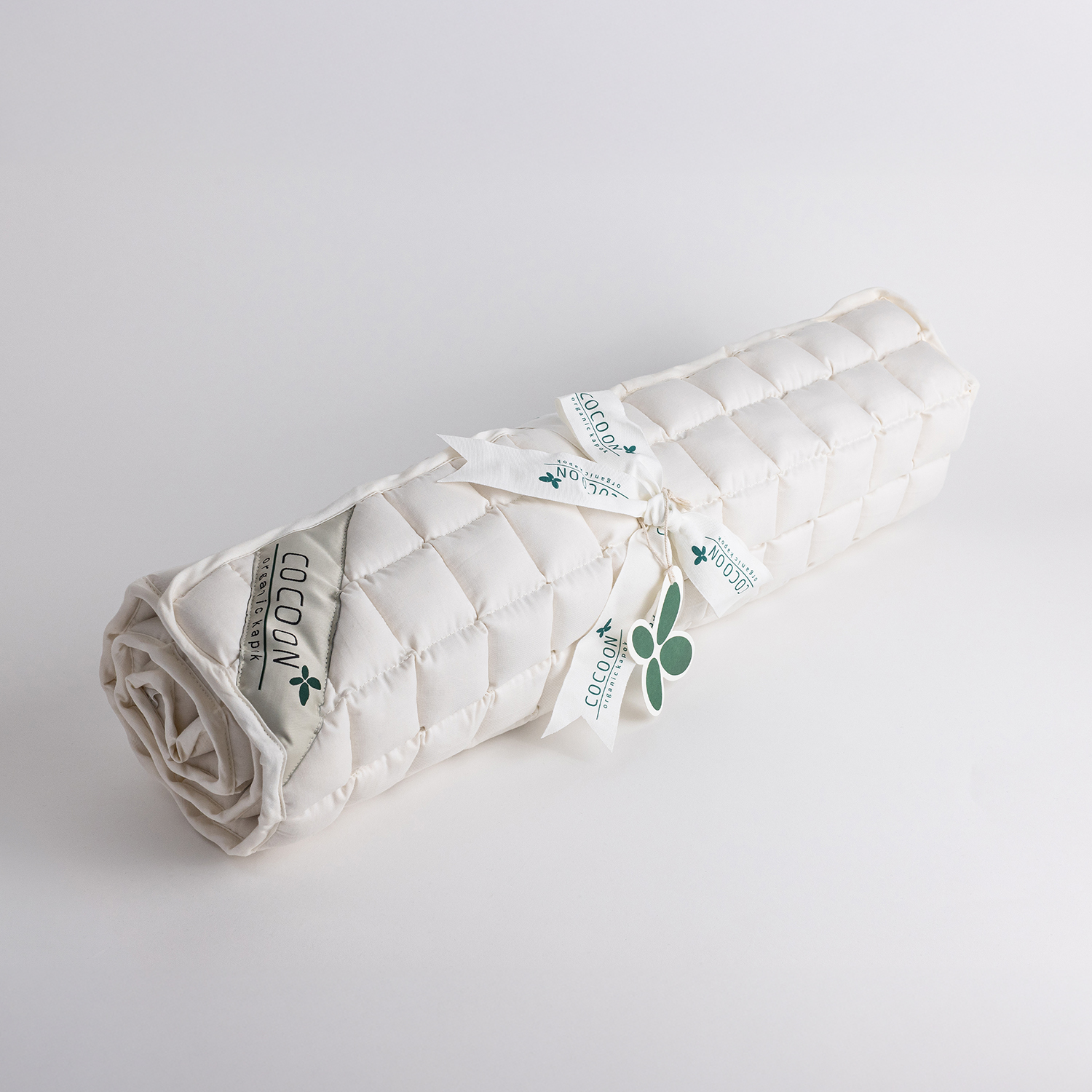 Kapok rullemadras til babyseng 60x120 - Cocoon Company