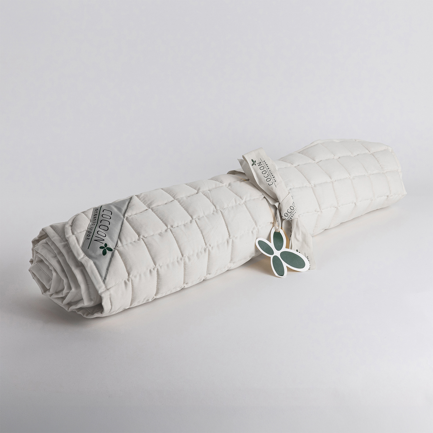 Kapok rullemadras til Oliver Wood Mini+ juniorseng - Cocoon Company