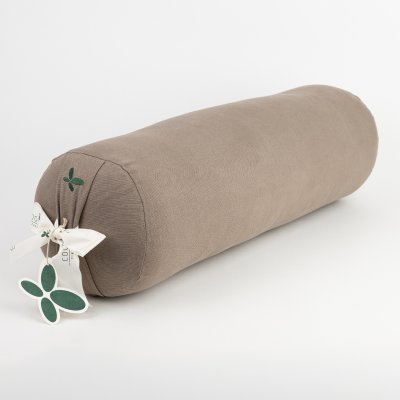 Kapok Yoga Bolster - Cool Grey