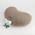 Kapok zafu halvm�ne meditationskudde - Cool Grey
