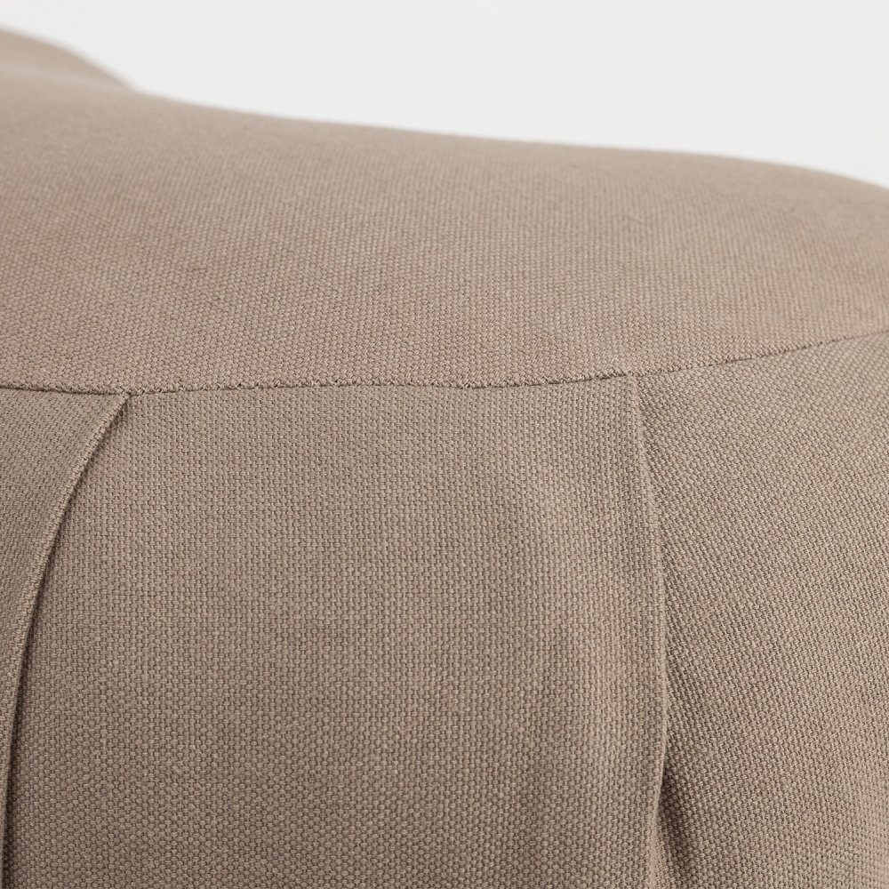 Kapok zafu halvm�ne meditationskudde - Cool Grey
