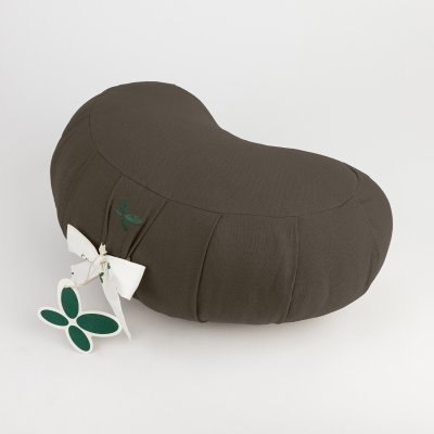 Kapok zafu halvm�ne meditationskudde - Dark Olive