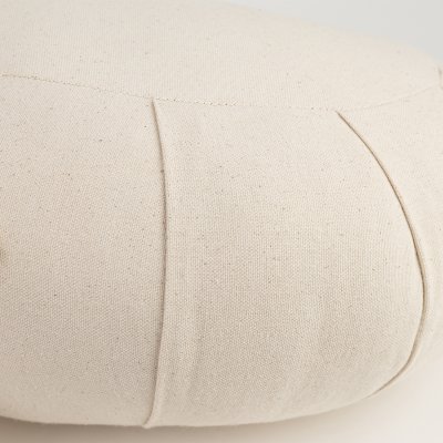 Kapok zafu halvm�ne meditationskudde - Natural