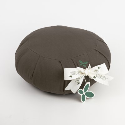 Kapok zafu rund meditationskudde - Dark Olive
