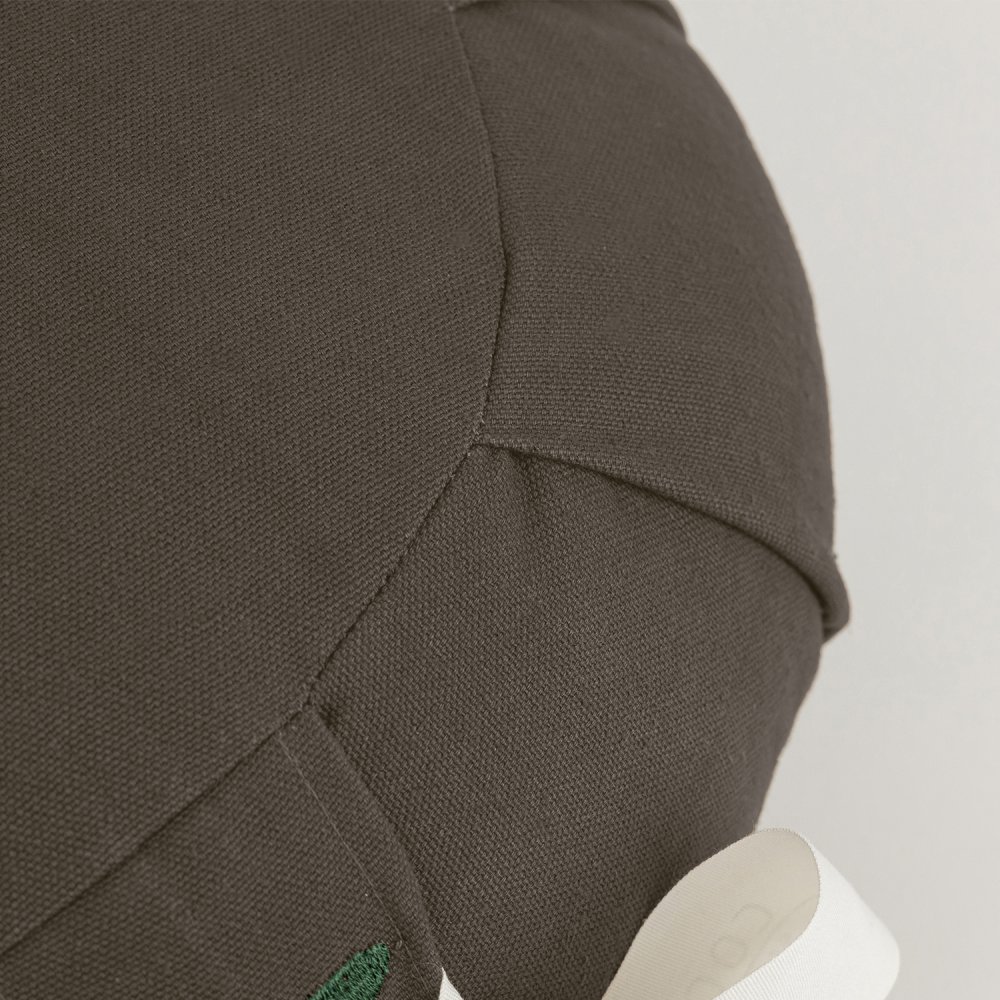 Kapok zafu rund meditationskudde - Dark Olive