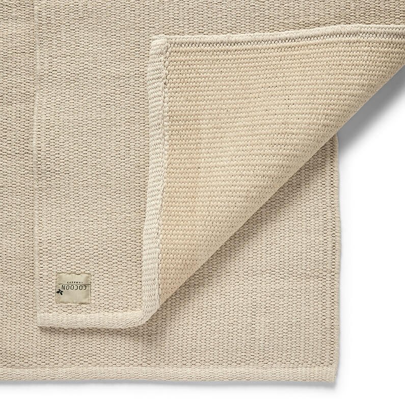 Organic Handwoven Yoga Mat - with Natural Rubber