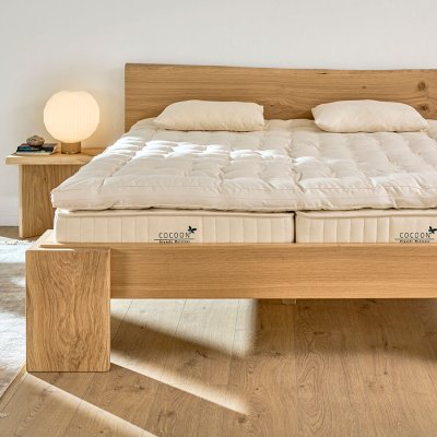 Sengeramme i massiv egetr 90x200