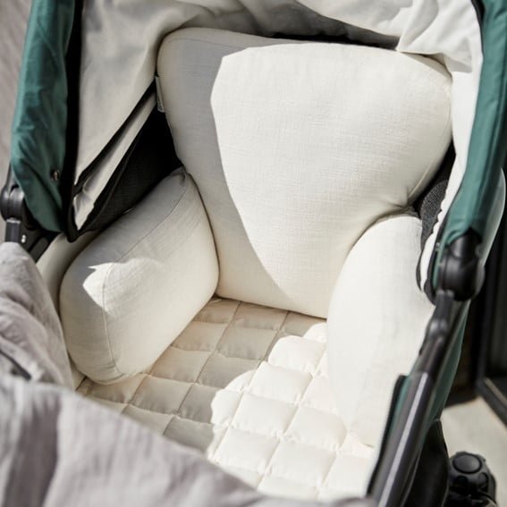 Kapok barnvagnskudde, Soft Beige