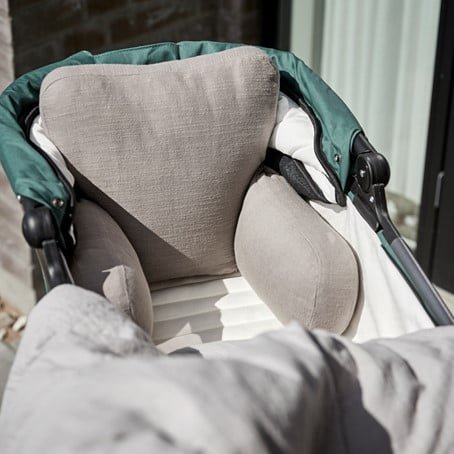Kapok barnvagnskudde, Dusted Brown