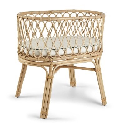 Belle rattan vugge inkl. tilbehr