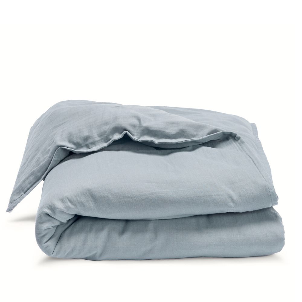 Dynebetræk til juniordyne - 100x140 Marlin Blue - Cocoon Company
