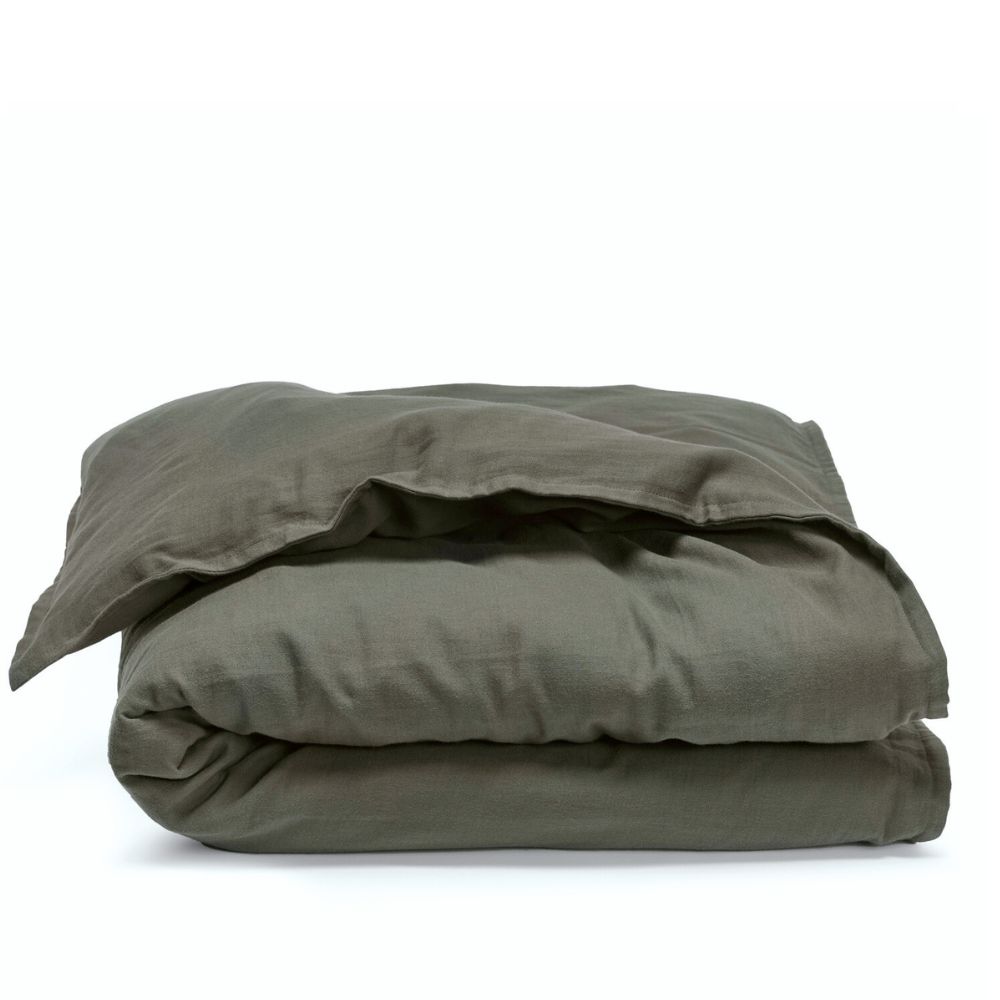 Dynebetræk til babydyne - 70x100 Turtle Green - Cocoon Company